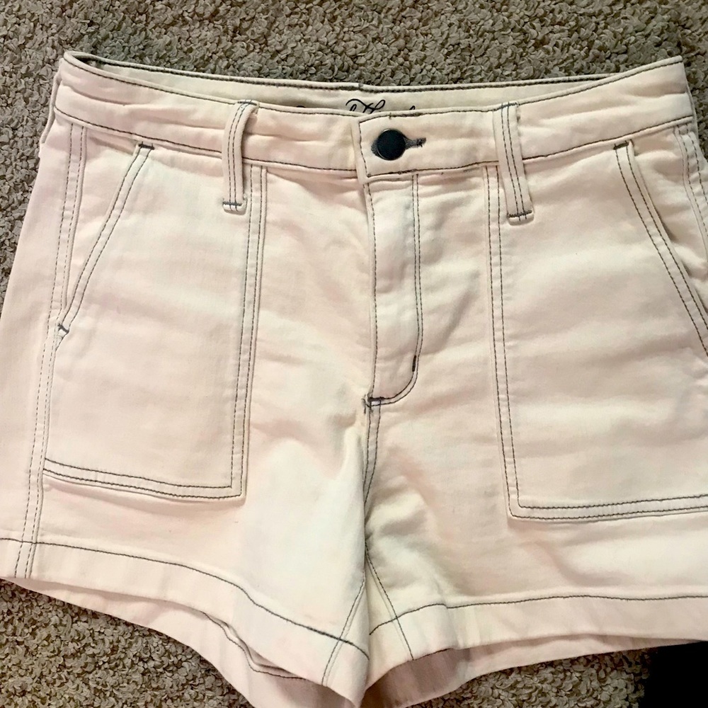 Soft Denim Cream High Rise-MIDI Gray Stitch 4/27